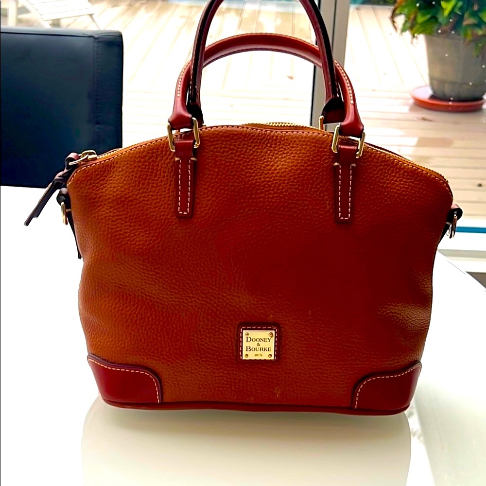 Dooney & Bourke Brown Leather Satchel - NWOT